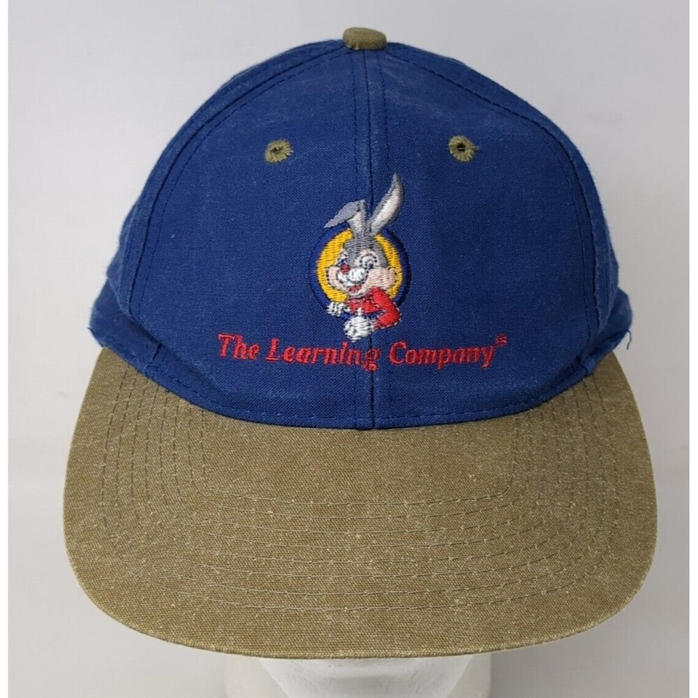 Reader Rabbit The Learning Company TLC PC Game Promo Baseball Hat Cap‎ Vintage